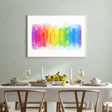 Abstract Rainbow mood picture