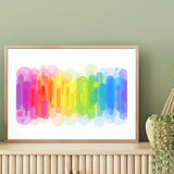 Abstract Rainbow mood picture