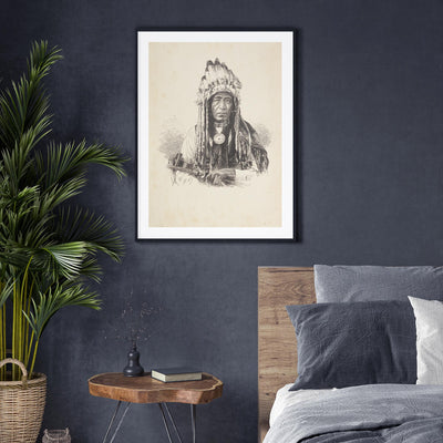 Native American Chief mood picture