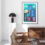 Abstract Houses mood picture