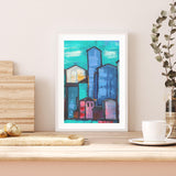 Abstract Houses mood picture