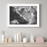 Abstract Mountains mood picture