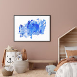 Blue Brush Strokes mood picture