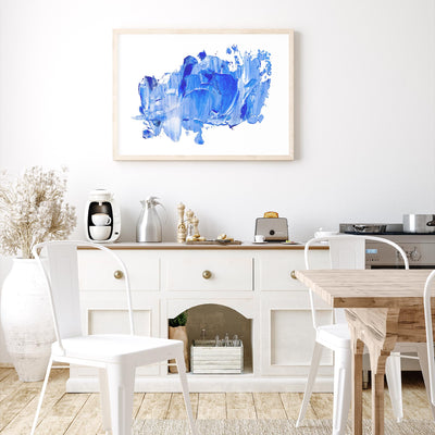 Blue Brush Strokes mood picture