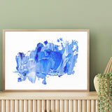 Blue Brush Strokes mood picture