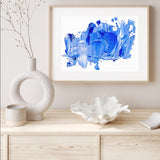 Blue Brush Strokes mood picture