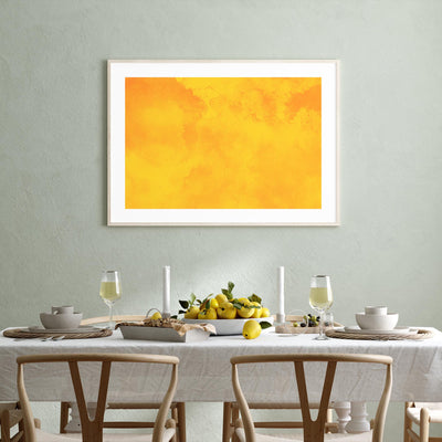 Yellow Abstract Clouds mood picture
