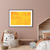 Yellow Abstract Clouds mood picture