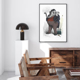 Humanized Elephant mood picture