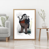 Humanized Elephant mood picture