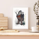 Humanized Elephant mood picture