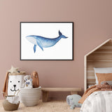 Whale Illustration mood picture