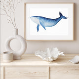 Whale Illustration mood picture