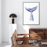Watercolour Whale Tail mood picture