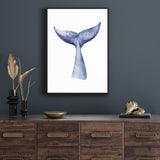 Watercolour Whale Tail mood picture