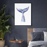 Watercolour Whale Tail mood picture