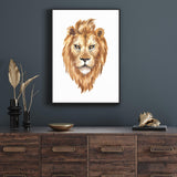 Watercolour Lion mood picture