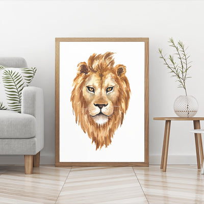 Watercolour Lion mood picture