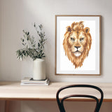 Watercolour Lion mood picture