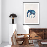 Elephant in Blue mood picture