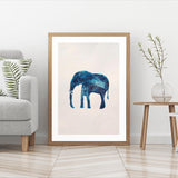 Elephant in Blue mood picture