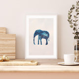 Elephant in Blue mood picture
