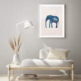 Elephant in Blue mood picture