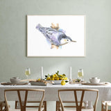 Watercolour Nuthatch mood picture