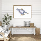 Watercolour Nuthatch mood picture