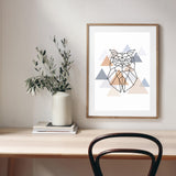 Geometric Owl mood picture