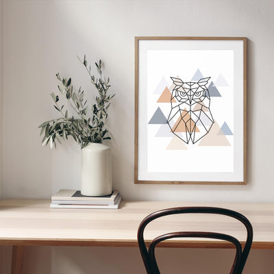 Geometric Owl mood picture
