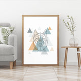 Geometric Wolf mood picture