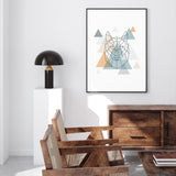 Geometric Wolf mood picture