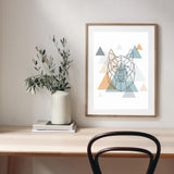 Geometric Wolf mood picture