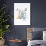 Geometric Wolf mood picture