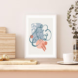 Line Portrait of Woman mood picture