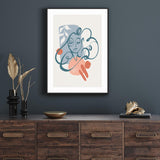 Line Portrait of Woman mood picture