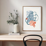 Line Portrait of Woman mood picture