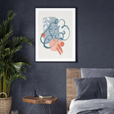 Line Portrait of Woman mood picture