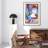 Abstract Portrait of Woman mood picture