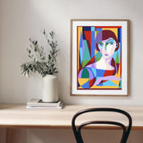 Abstract Portrait of Woman mood picture