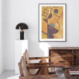 Abstract String instrument mood picture