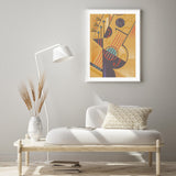 Abstract String instrument mood picture