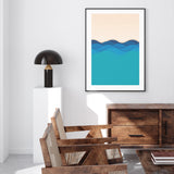 Illustration of Waves mood picture
