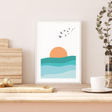 Illustration of Sunrise mood picture