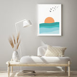 Illustration of Sunrise mood picture
