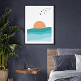 Illustration of Sunrise mood picture
