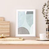 Abstract Blues mood picture