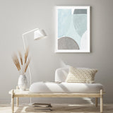 Abstract Blues mood picture