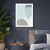 Abstract Blues mood picture